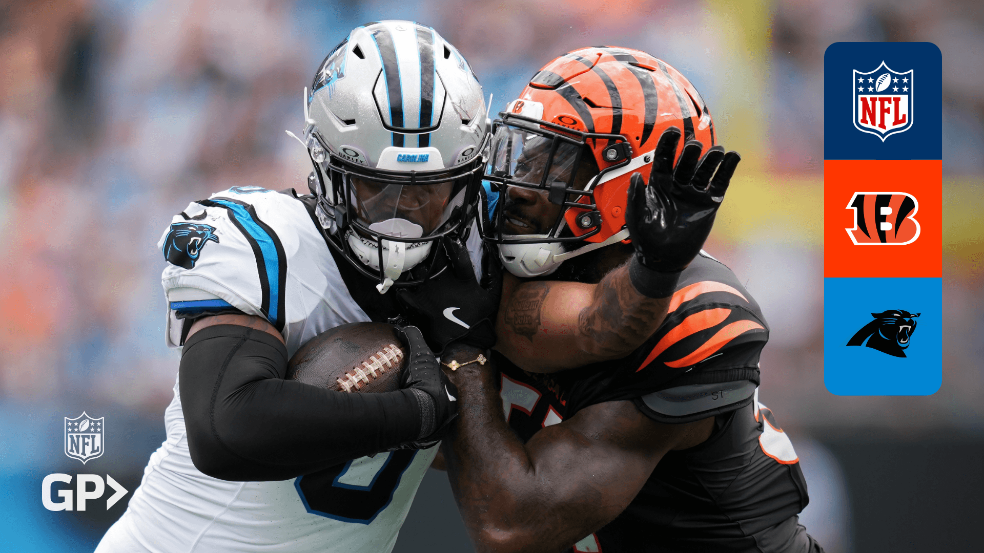 Panthers x Bengals 在哪里观看?比赛时间和直播选项!