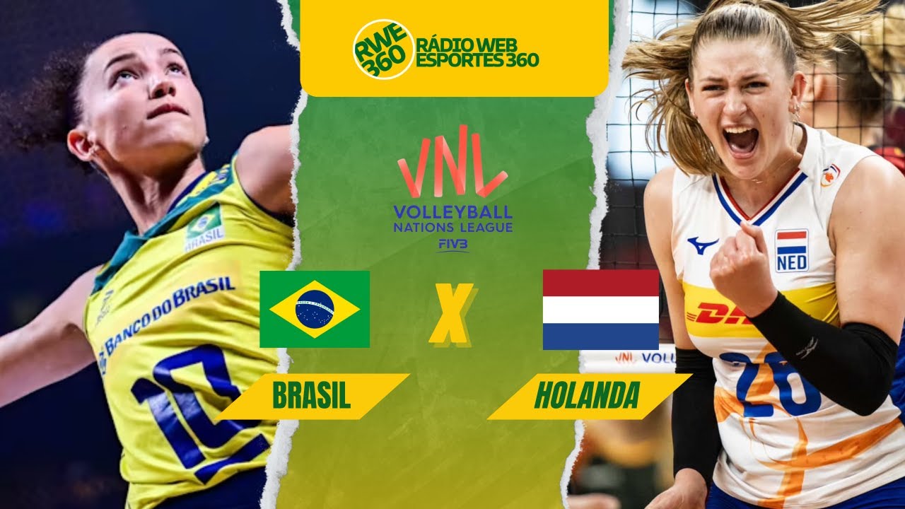 Jogo imperdível: Brasil x Holanda Vôlei Feminino, quem leva a melhor?