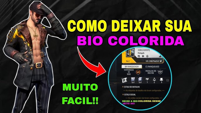 Bio Colorida FF: Como Fazer e Arrasar no Free Fire