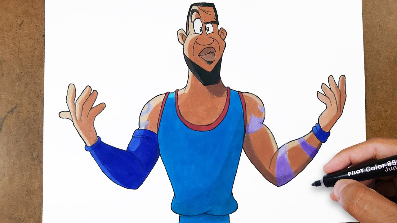 Aprenda a Desenhar LeBron James: Passo a Passo Simples e Rápido!