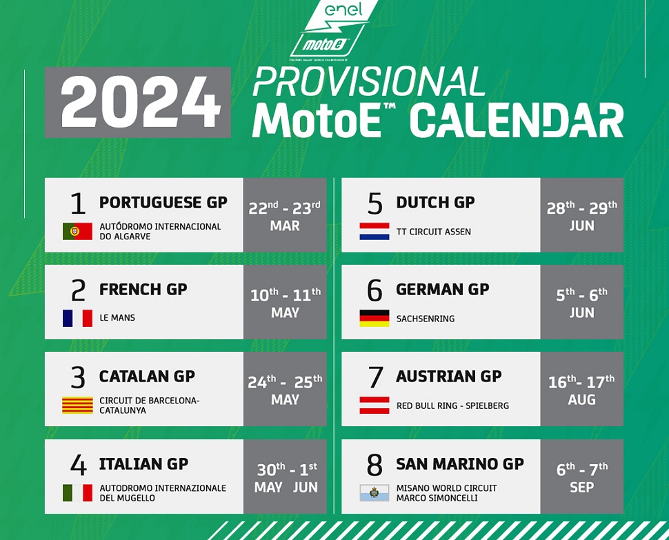 Quando começa? Veja o moto gp calendário 2024.