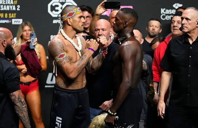 Poatan x Adesanya 3 resultado: Saiba tudo sobre quem levou a melhor.