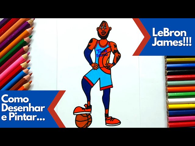Aprenda a Desenhar LeBron James: Passo a Passo Simples e Rápido!