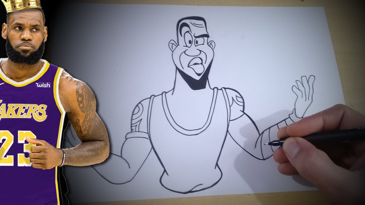 Aprenda a Desenhar LeBron James: Passo a Passo Simples e Rápido!