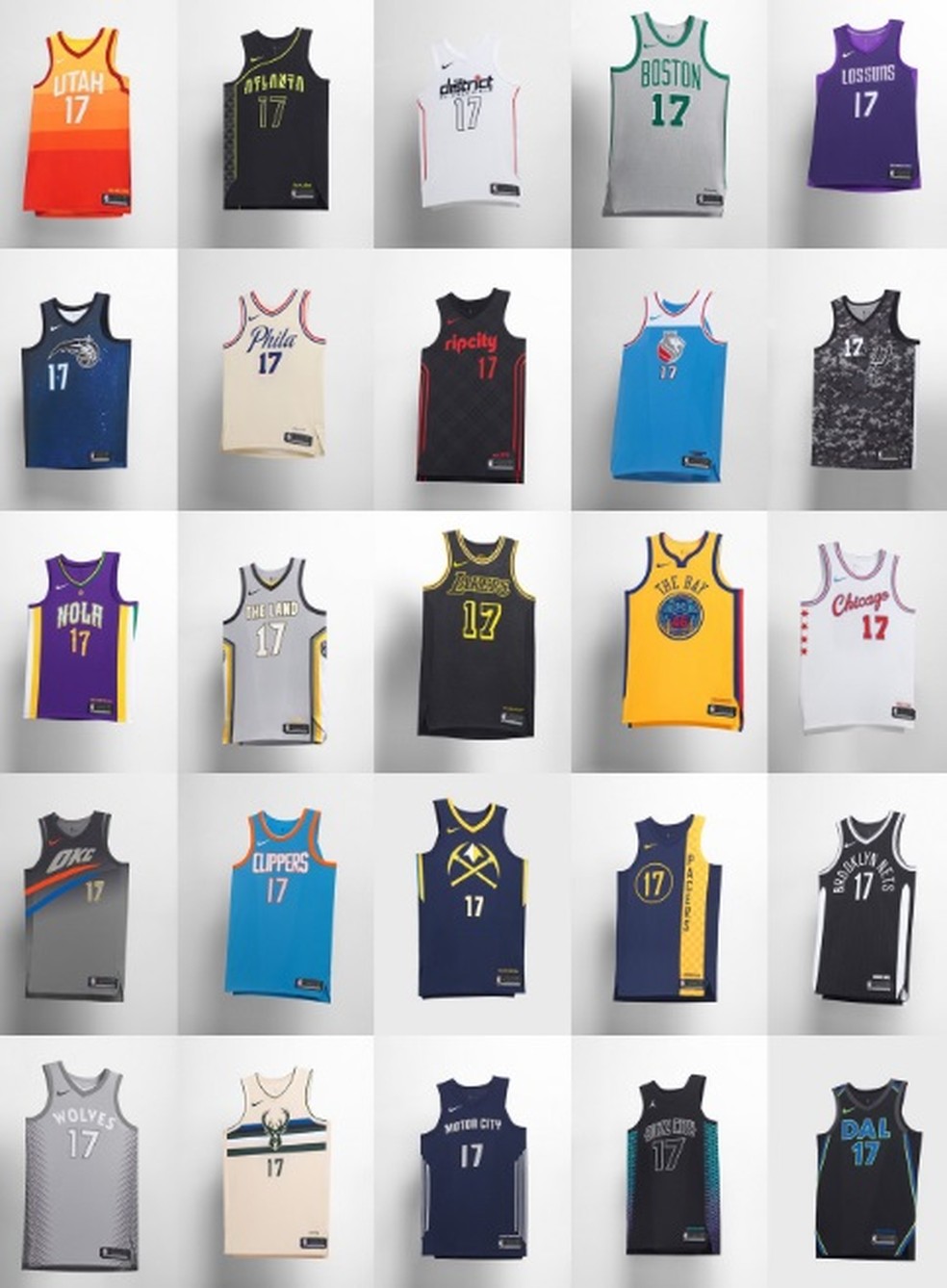 Quer uniformes nba do seu time favorito? Veja onde achar todas as opções.
