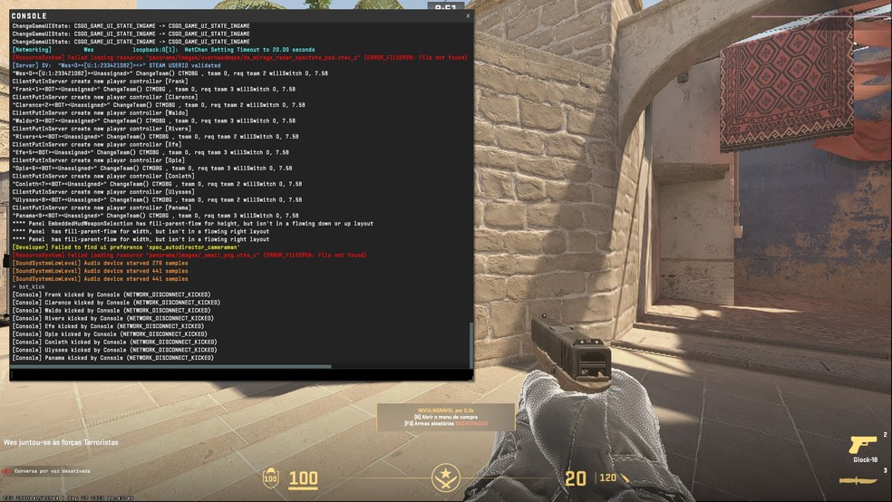 Como abrir o console no CS2 e usar os melhores comandos.