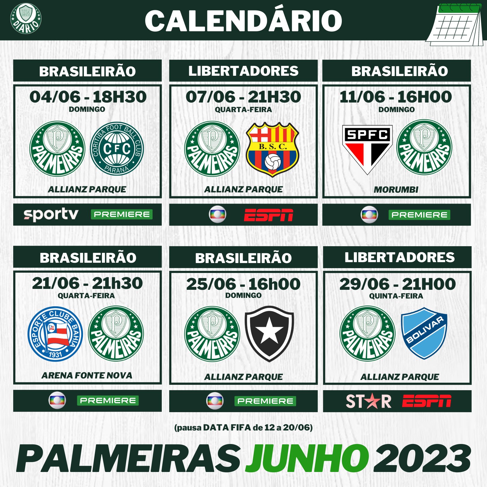 Quando são os próximo jogos do palmeiras? Veja o calendário completo e atualizado!