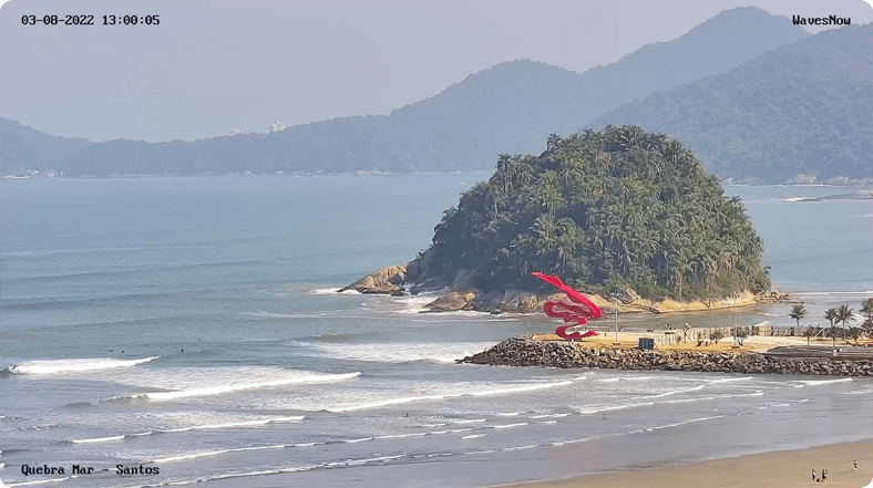 Como ver as ondas Praia Grande ao vivo? Confira câmeras e boletim do mar!