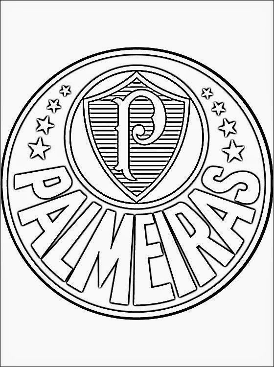 Escudo do Palmeiras para colorir e imprimir: Diversão garantida!