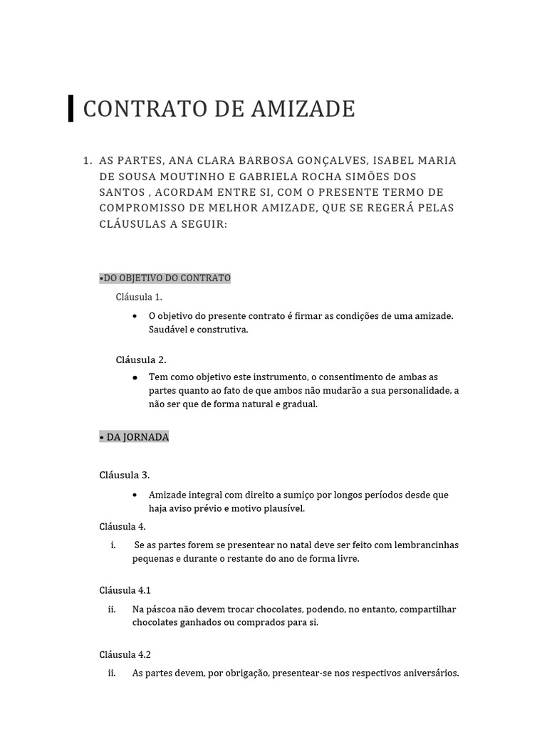 Contrato de amizade para 2024: construa relações duradouras já!