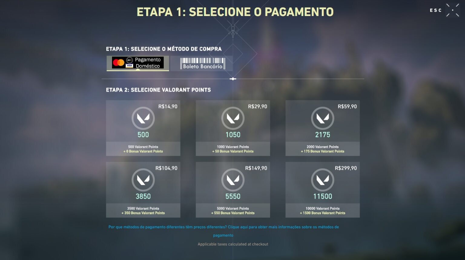 Onde encontrar Valorant Points mais baratos? Confira dicas para economizar na compra dos seus VPs.