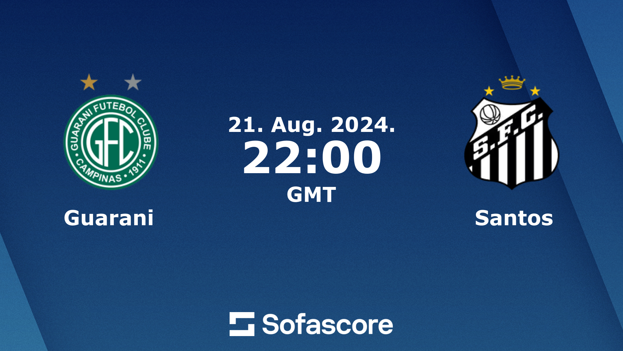 Guarani Futebol Clube x Santos: Placar em tempo real aqui!