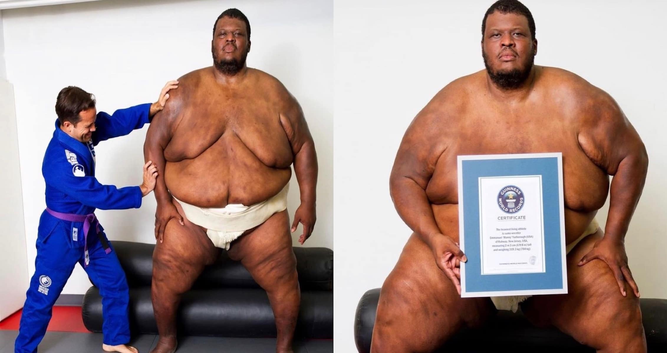 Emmanuel Yarbrough descubra o segredo do seu peso recorde