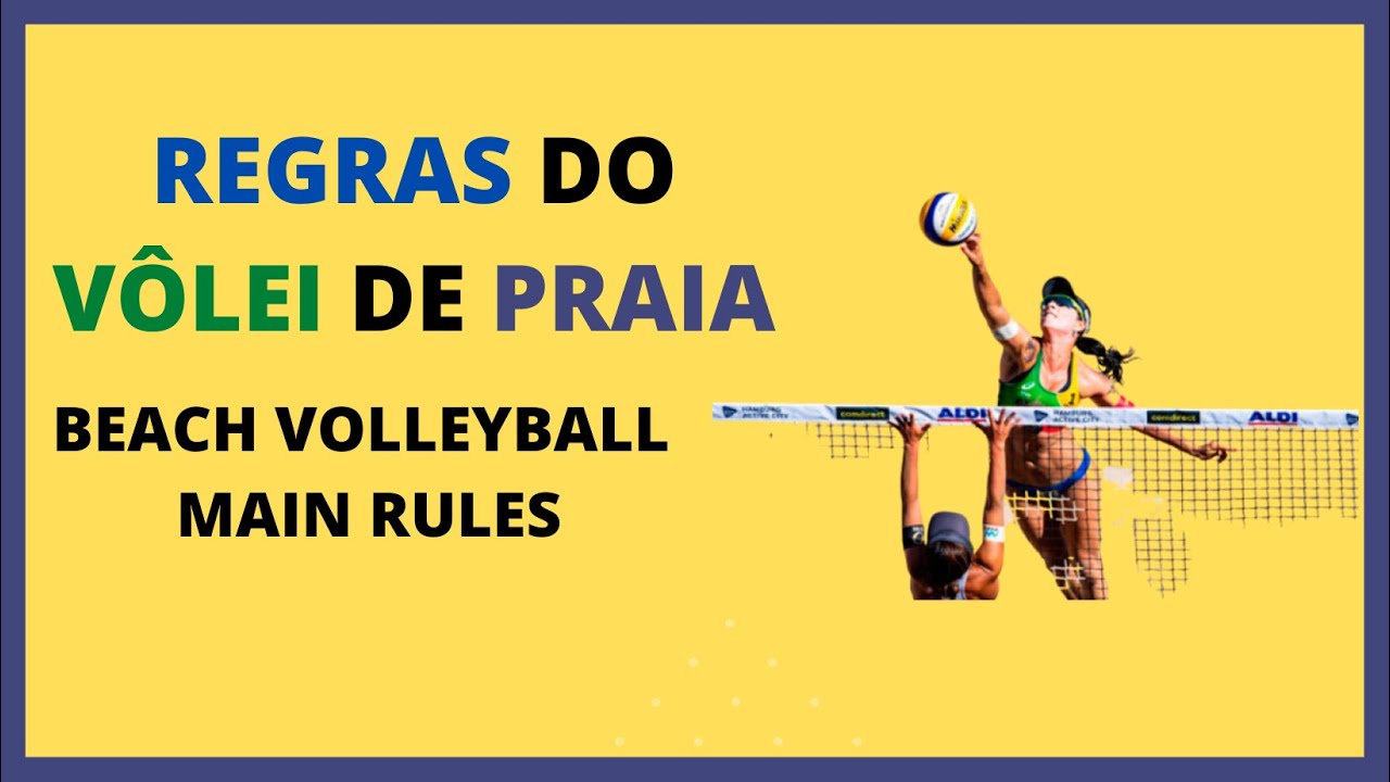 regras volei de praia