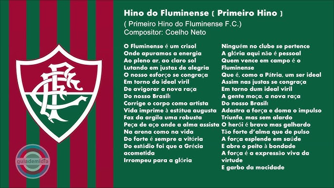 Como cantar o Hino do Fluminense completo sem errar a letra