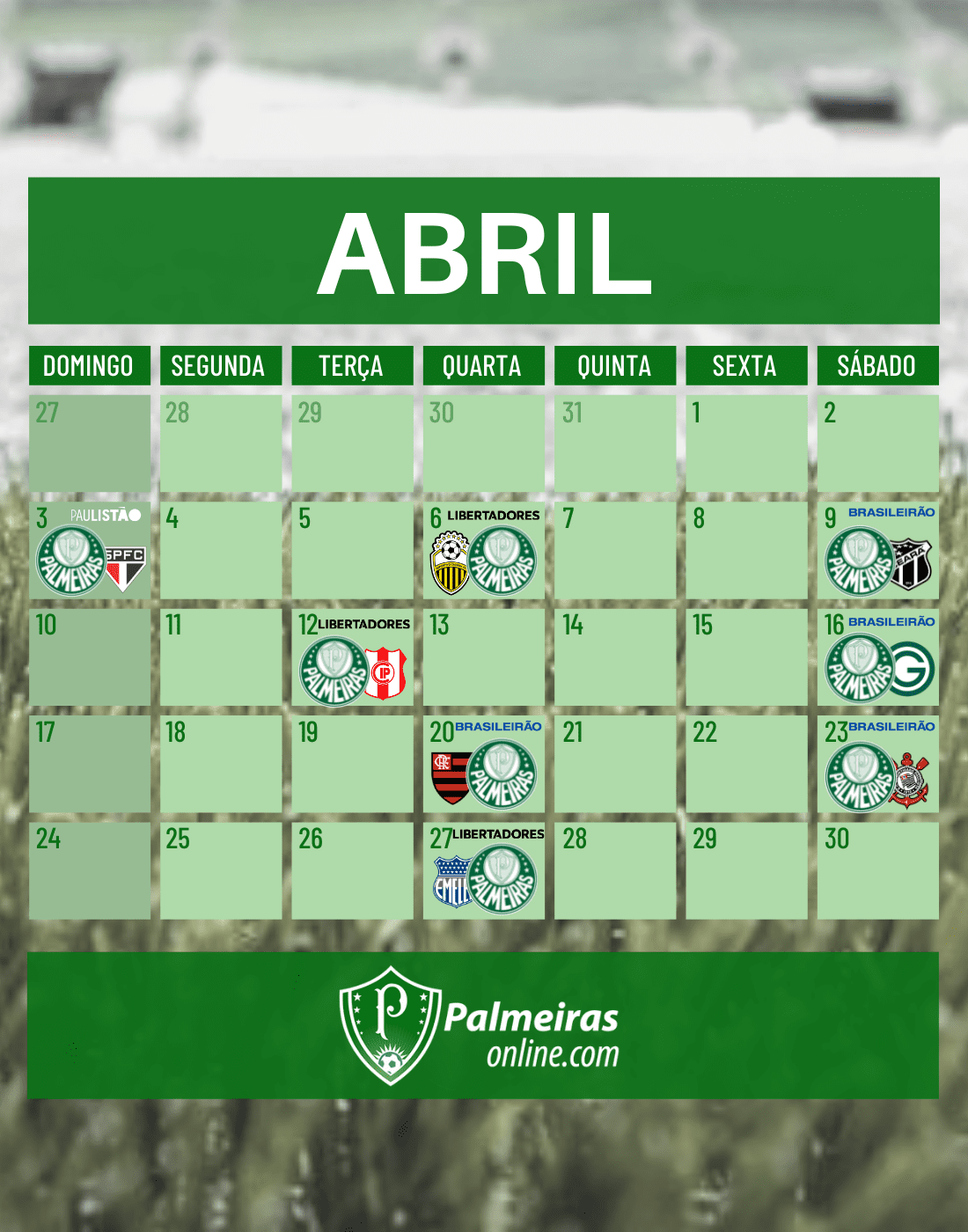 Calendario Palmeiras atualizado? (Veja aqui as datas mais recentes facilmente!)