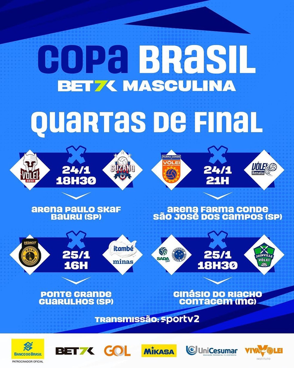 copa brasil volei masculino 2024